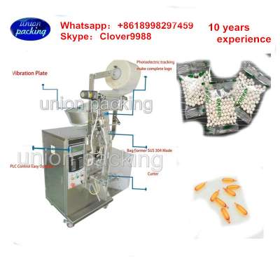 automatic flaxseed oil softgels with lowering bag packing machine